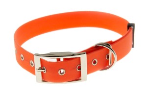 Obroża 25 mm  pomarańcz roz. L/XL - Biothane